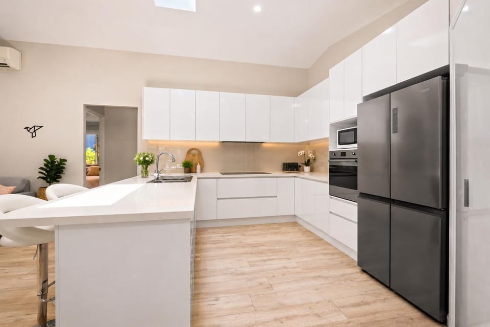Kitchen or kitchenette, dishwasher, oven, stove, kitchen