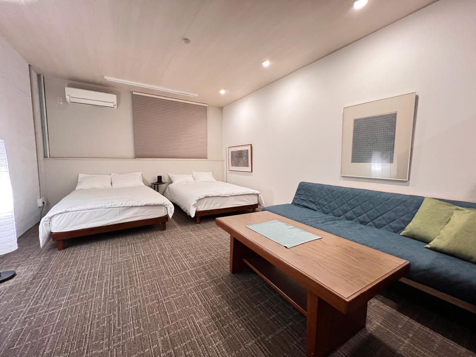 Bed, Living room, Bedroom