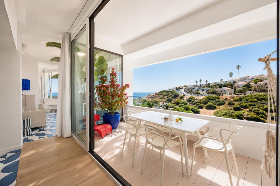 Patio, Natural landscape, View (from property/room), Balcony/Terrace, Balcony/Terrace, Seating area, Dining area, Sea view