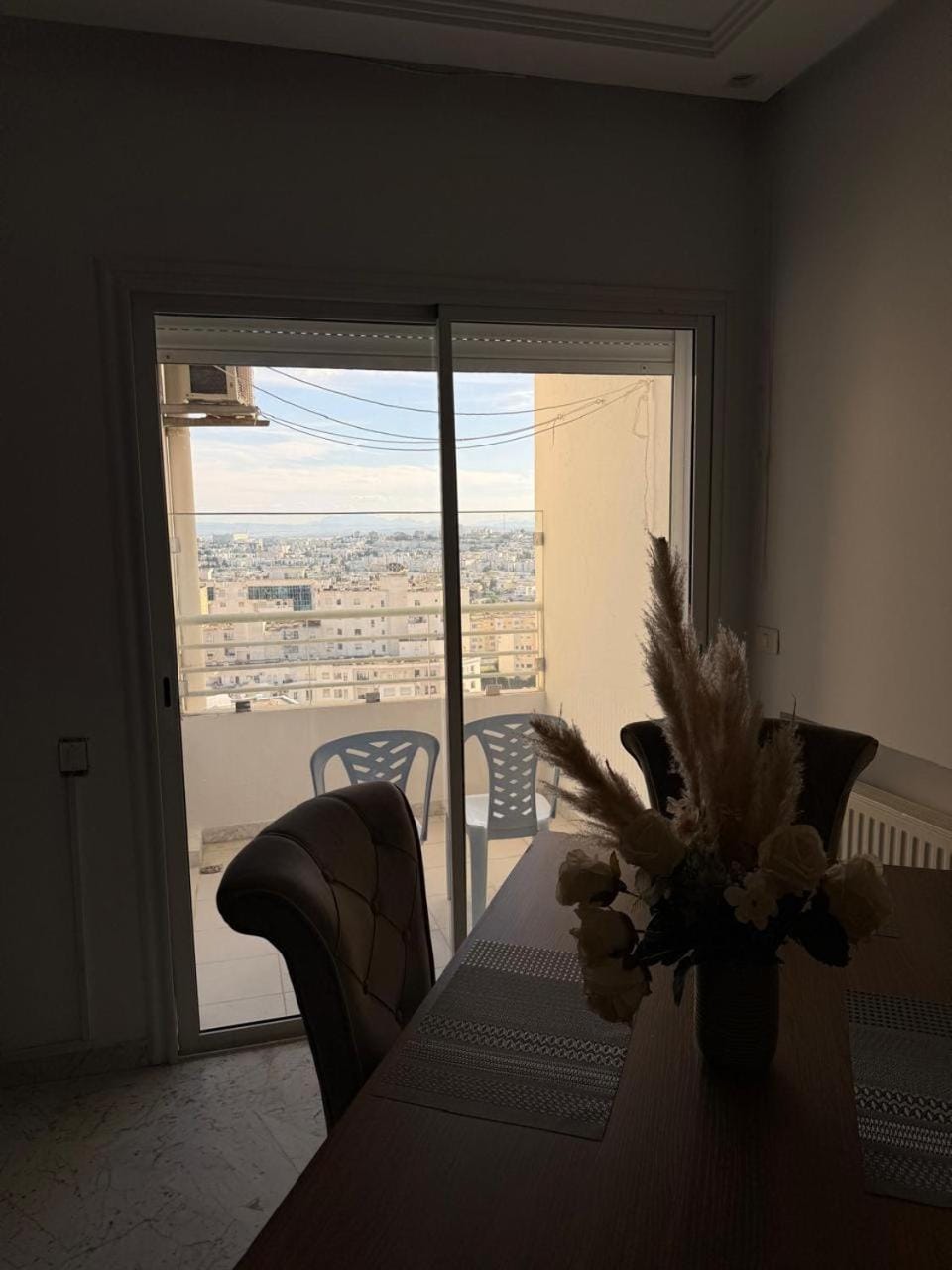Natural landscape, View (from property/room), Balcony/Terrace, Living room, Seating area, Dining area, Sea view