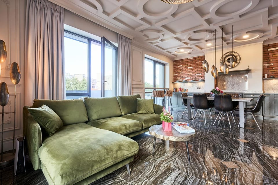 Living room, Seating area, Dining area