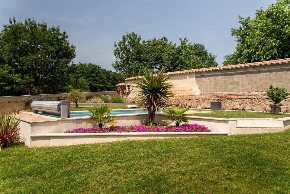 Spring, Garden, Swimming pool
