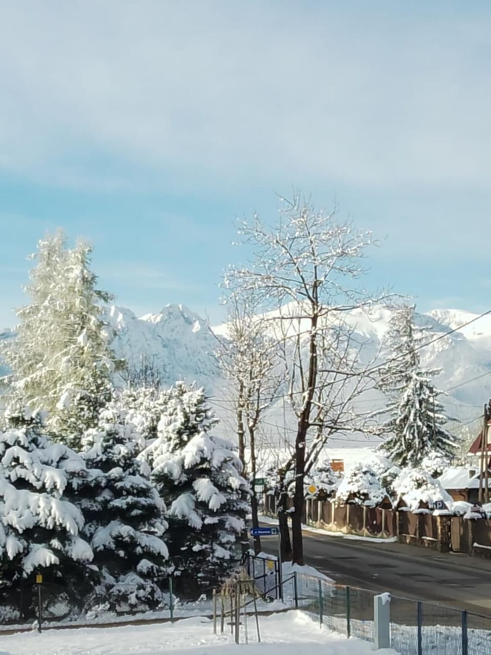 Natural landscape, Winter, Mountain view