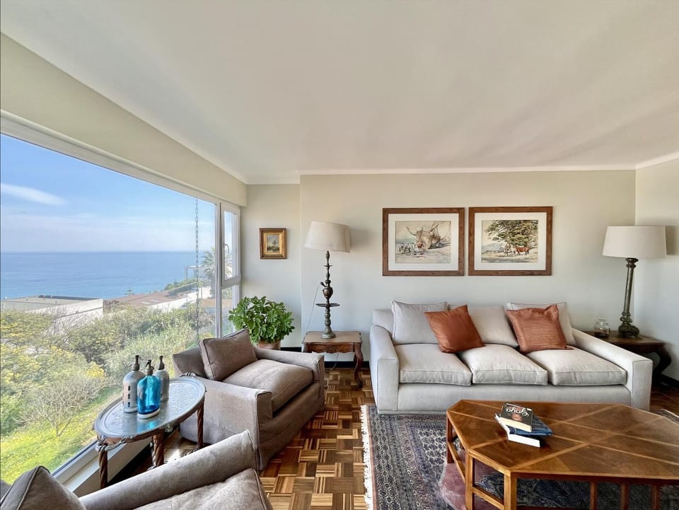 Natural landscape, Living room, Sea view