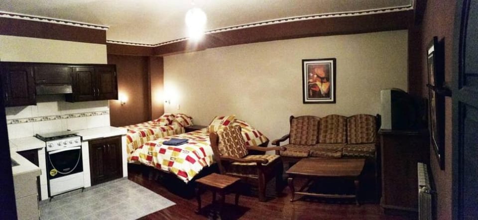 TV and multimedia, Kitchen or kitchenette, Living room, Seating area
