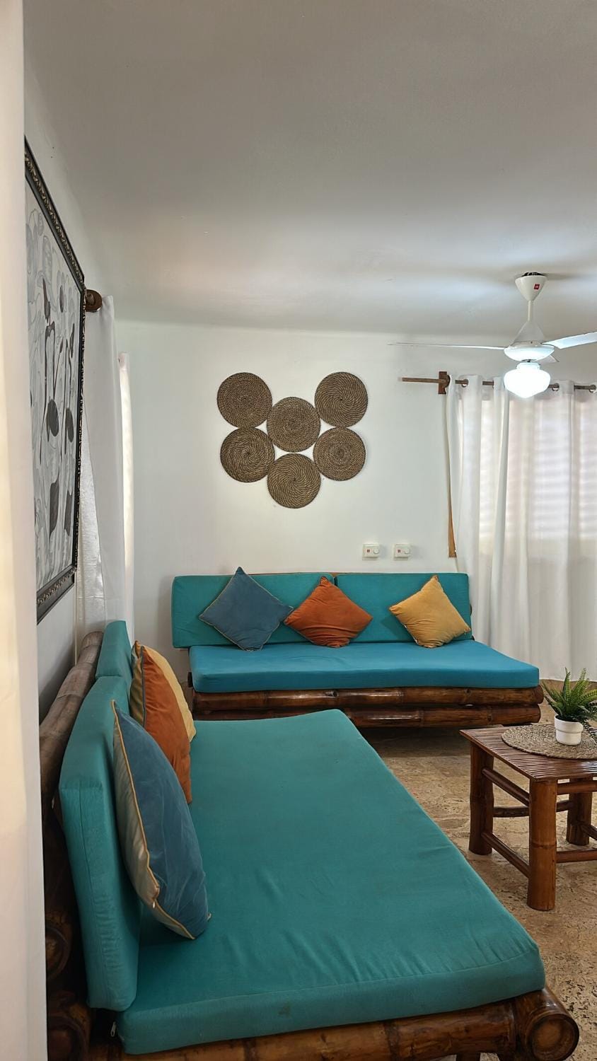Apartamento Las Palmeras - 3 Pax, 5 Min de La Playa Apartment in Las Galeras