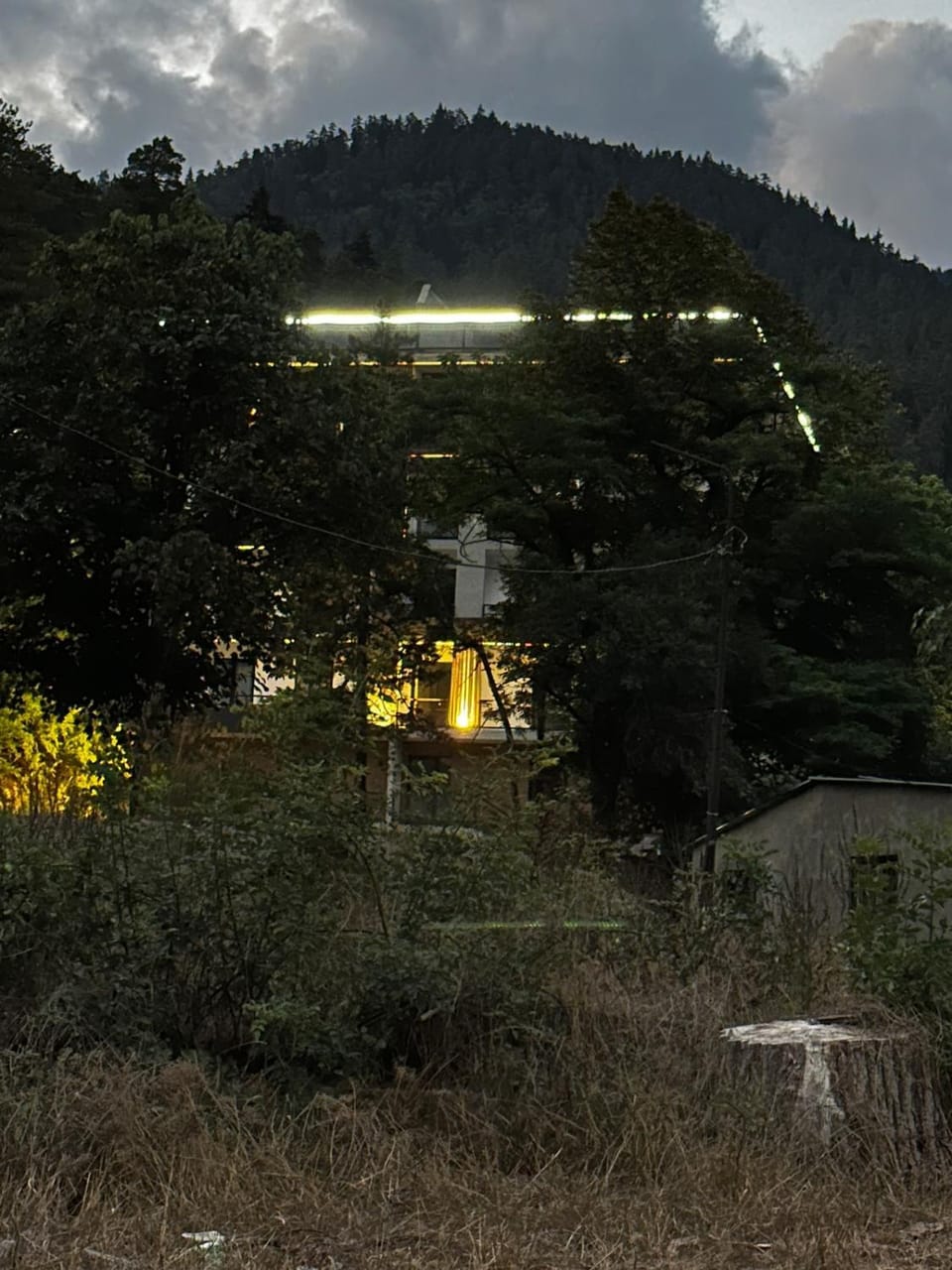 Property building, Natural landscape, Mountain view