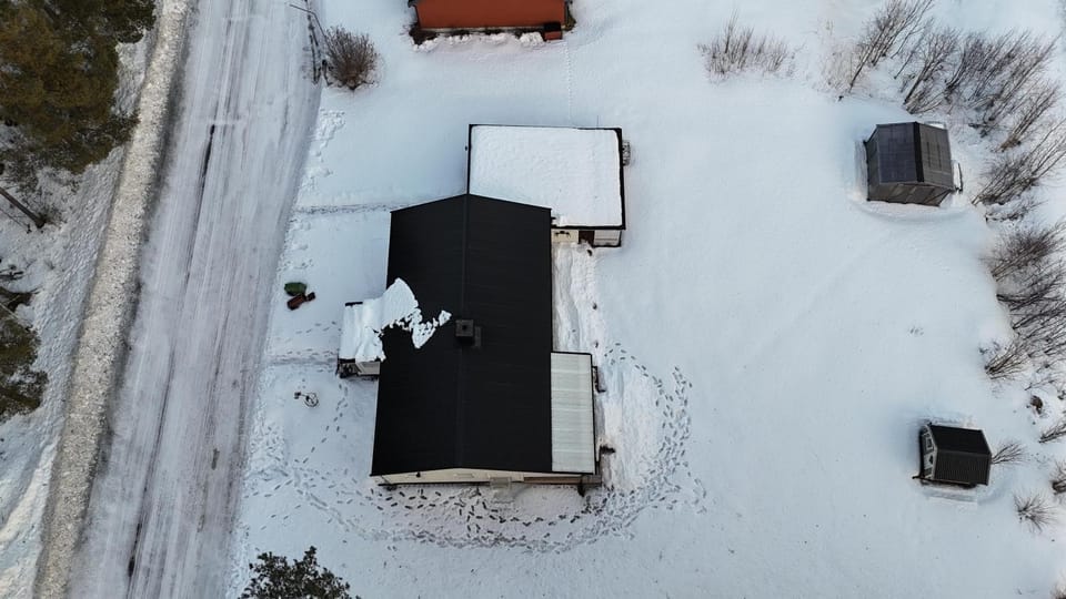 Property building, Day, Bird's eye view, Winter