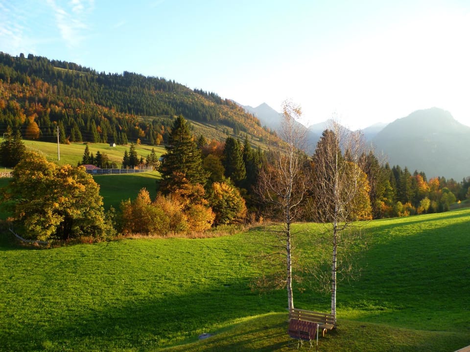 Spring, Day, Natural landscape, Mountain view