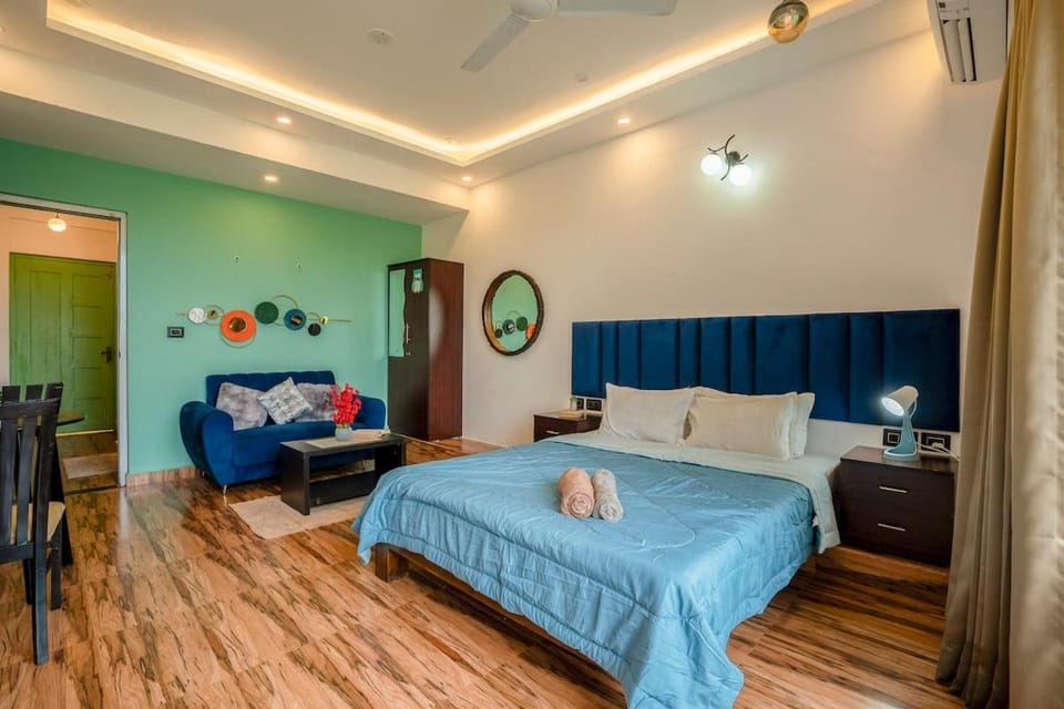 VoyNest 1 BHK Siolim Nr Thalassa Riverbanks Apartment in Goa, India