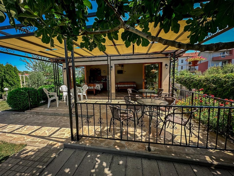 Patio, Day, Garden
