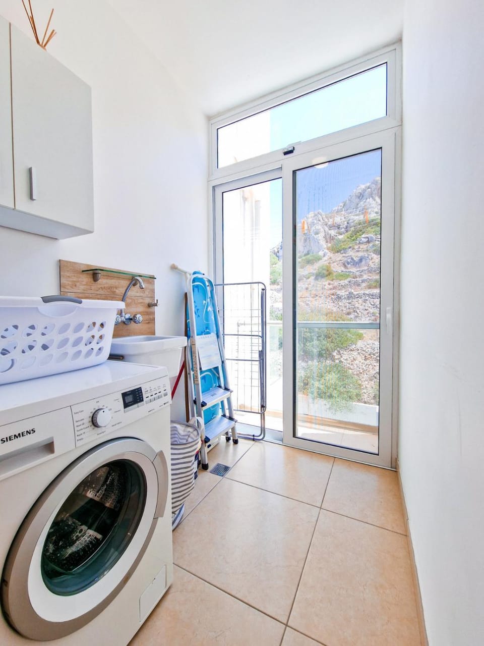flat iron, washing machine