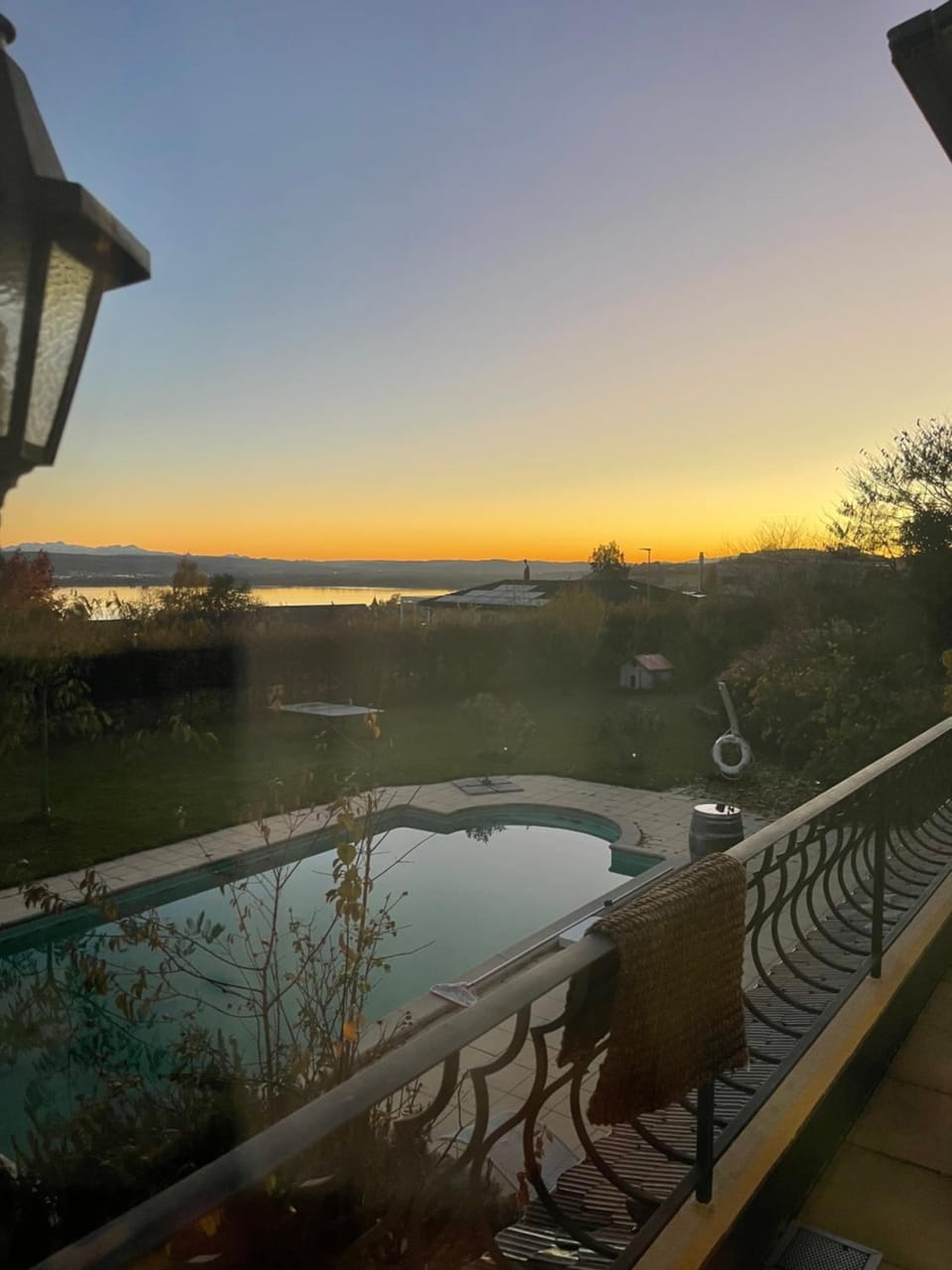 Balcony/Terrace, Lake view, Sunset