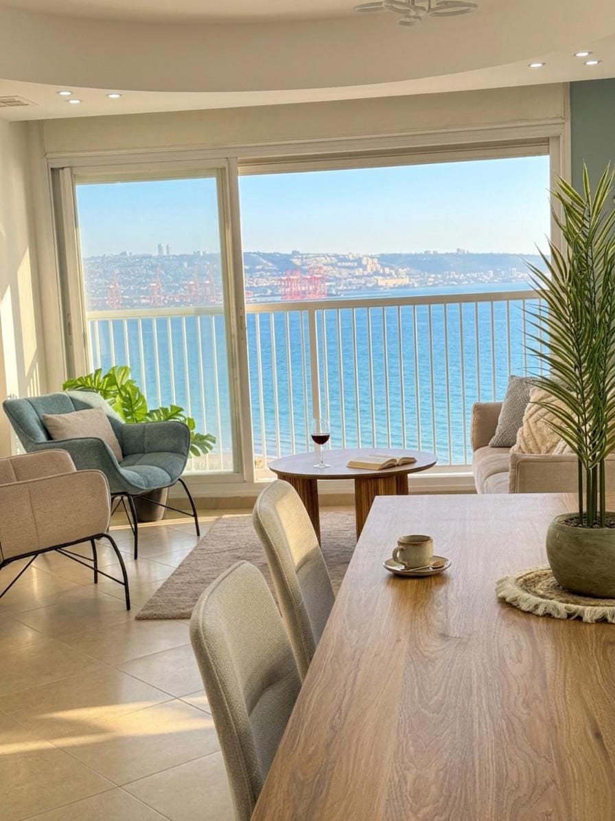 Blue love seaview Apartment in Haifa District