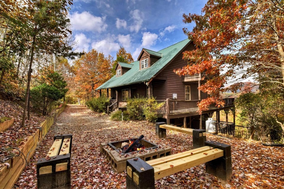 New The Hummingbird - MtnViews Hot Tub Game Room House in White County