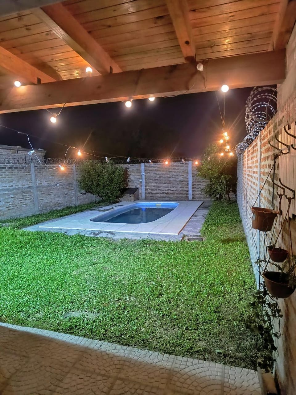 Night, Garden, Garden view