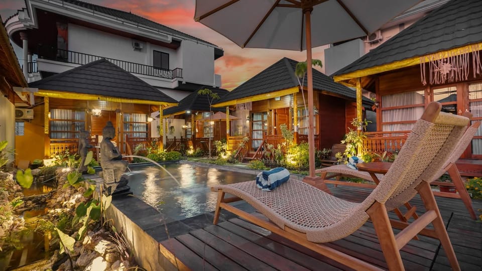 Orange wooden homestay Vacation rental in Kuta Selatan