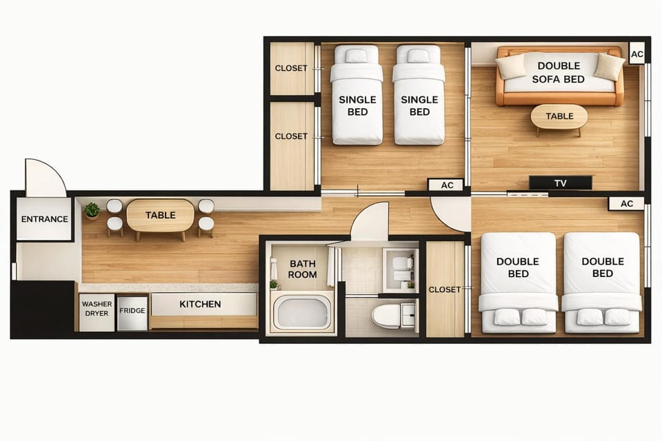 ES3 ELLE Shinsaibashi Apartment in Osaka
