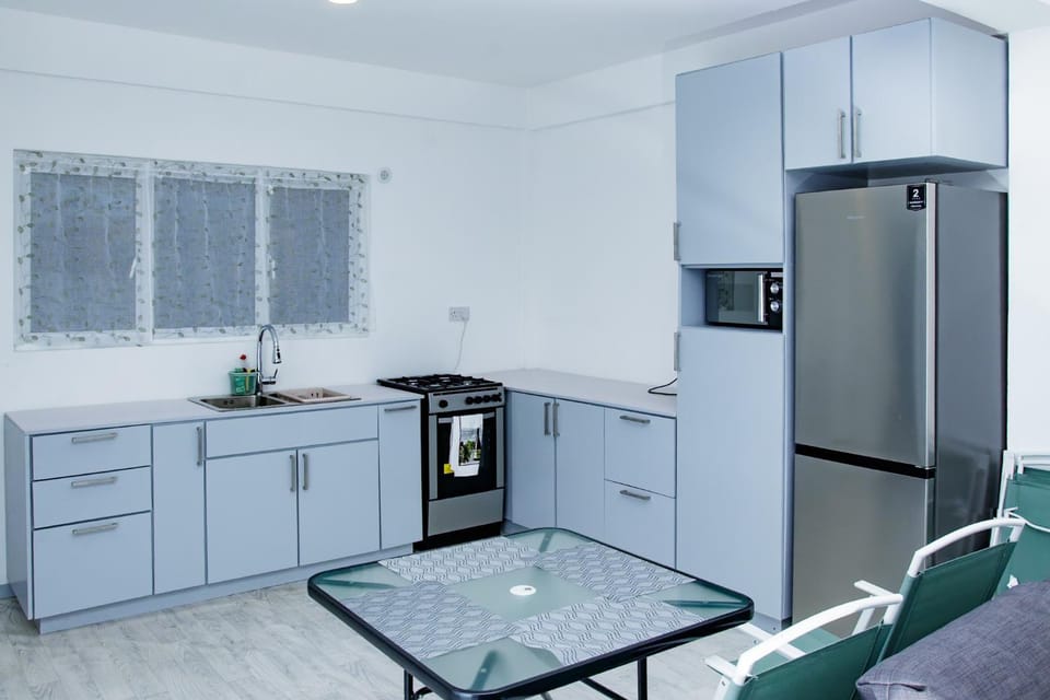 Kitchen or kitchenette, storage, stove, kitchen
