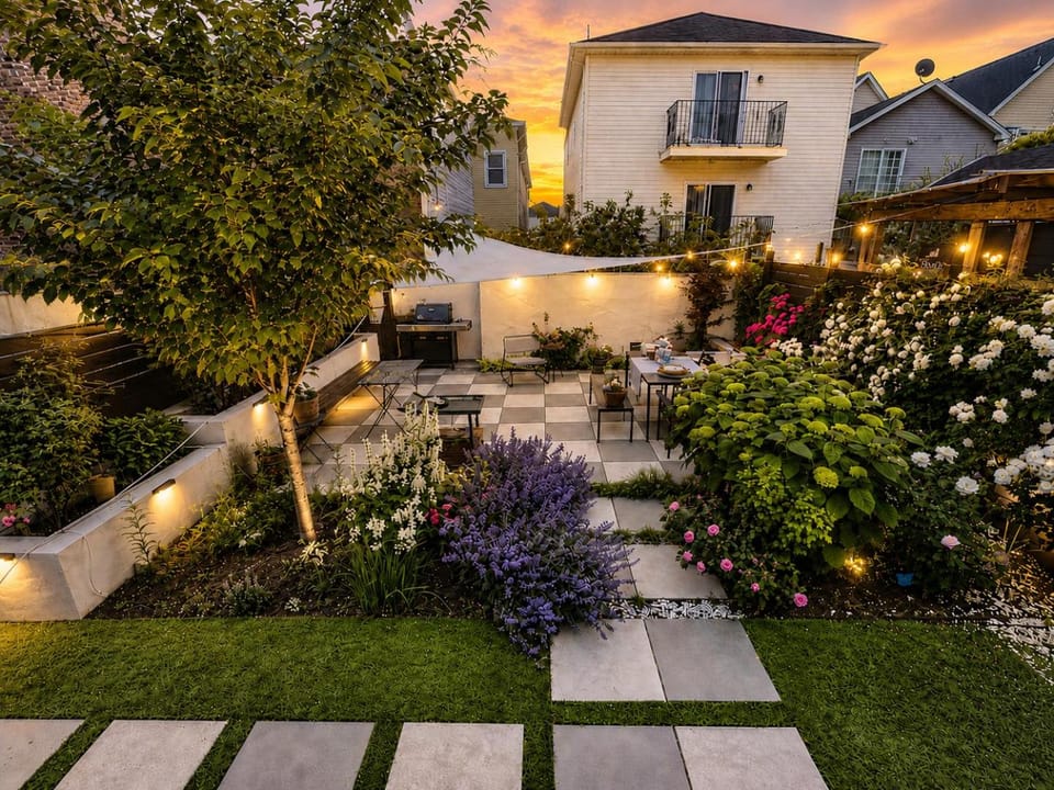 Garden Oasis 3BR 15 min FIFA World Cup MetLife Std House in Harrison