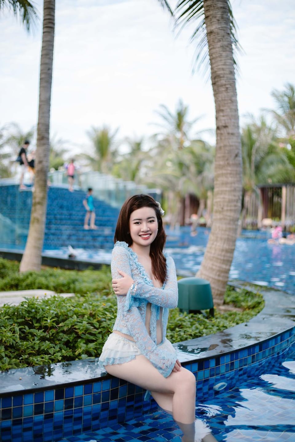People, Swimming pool