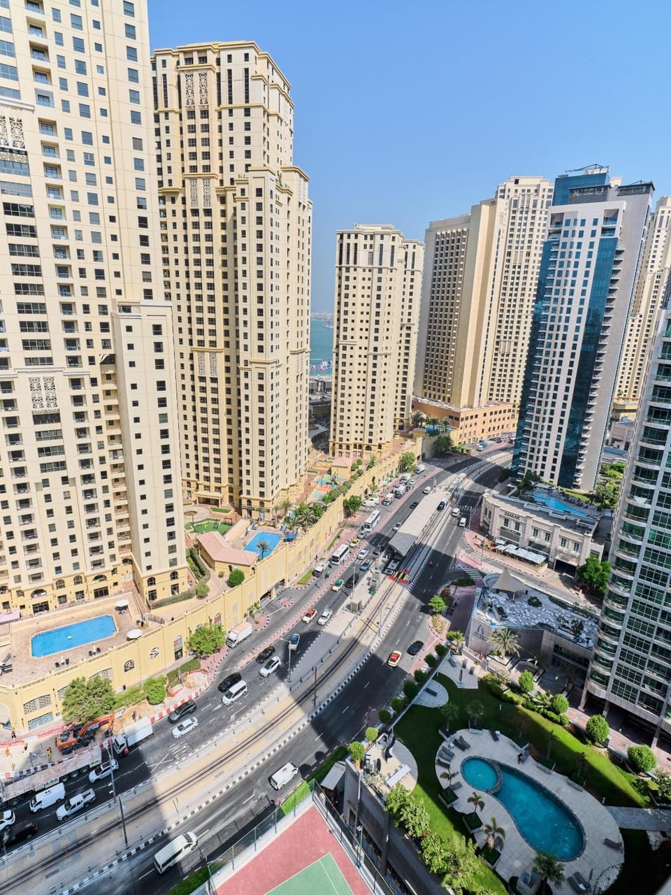 Beach, City view
