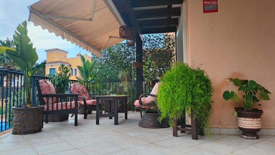 Patio, Day, Summer, Garden, View (from property/room), Balcony/Terrace, Balcony/Terrace, Garden view, Garden view, Pool view, Swimming pool, Swimming pool