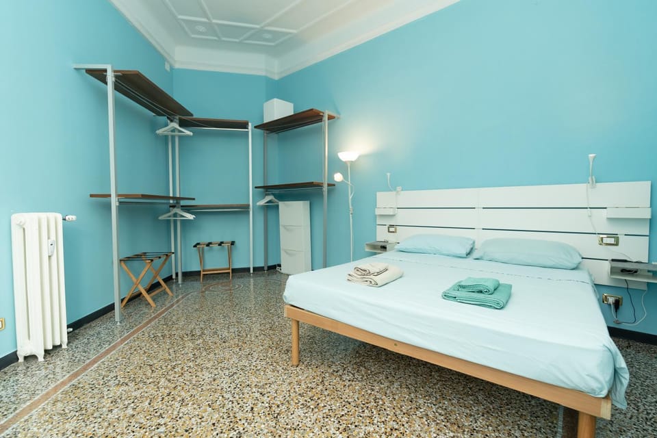 Bed, Photo of the whole room, Bedroom, towels, wardrobe