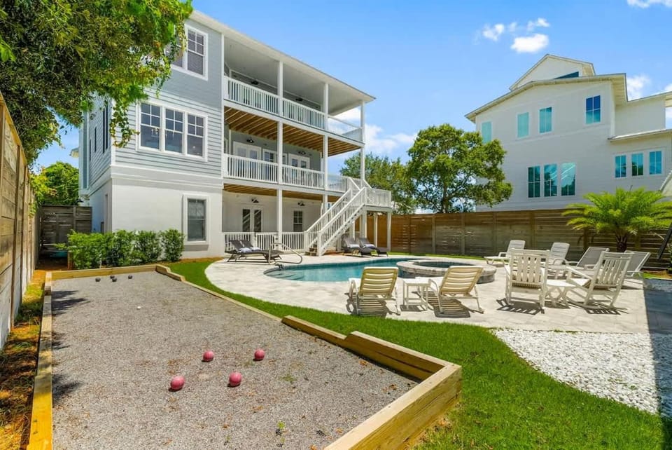Paradiso Del Mare by Stay on 30A, Gulf View- Private Pool! House in Inlet Beach
