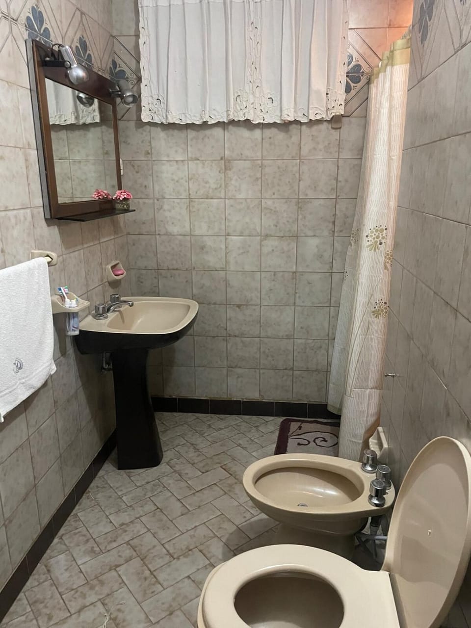 Shower, Toilet, Bathroom, bidet, towels