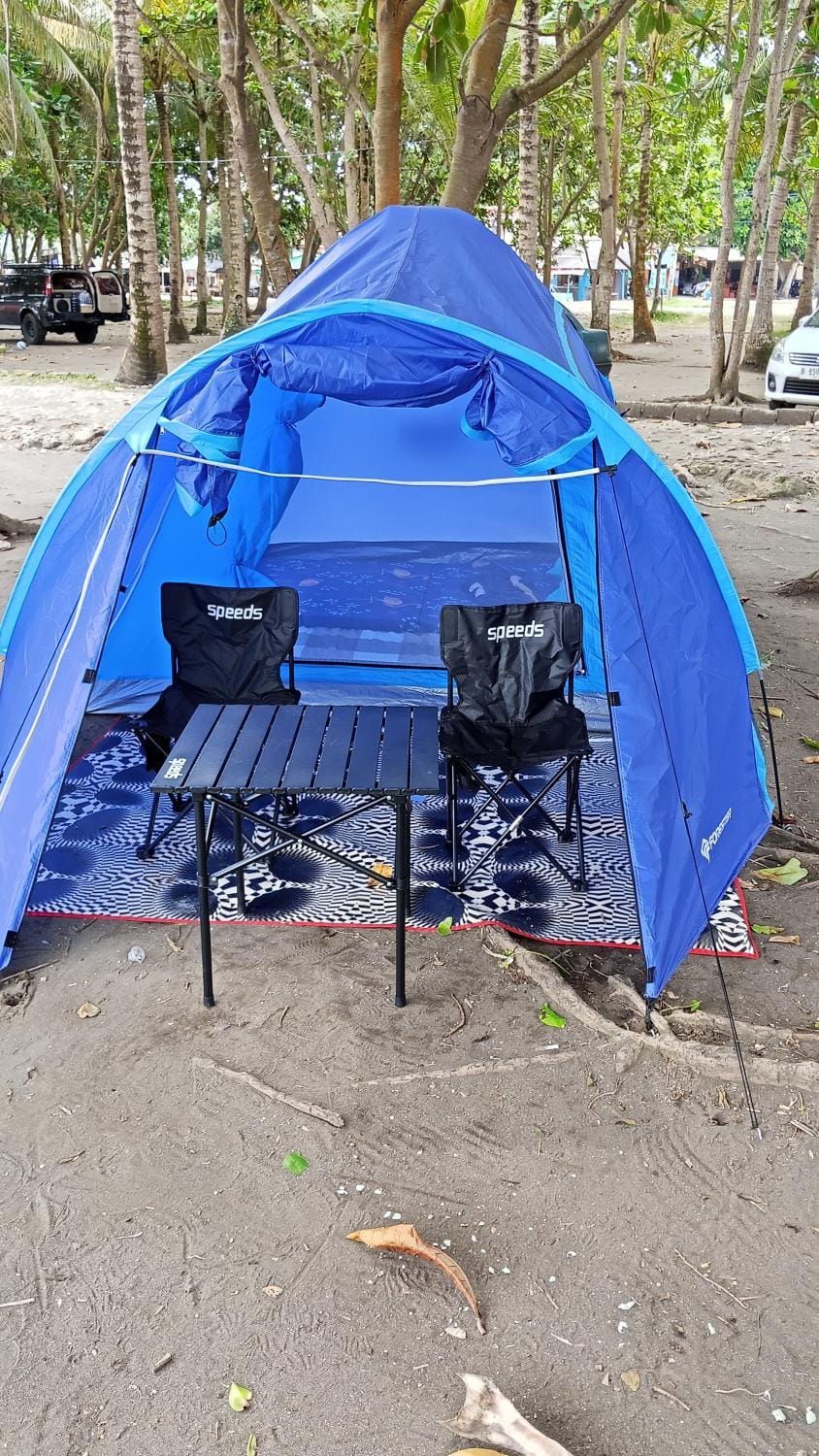 Tenda VIP Pantai Madasari Luxury tent in West Java