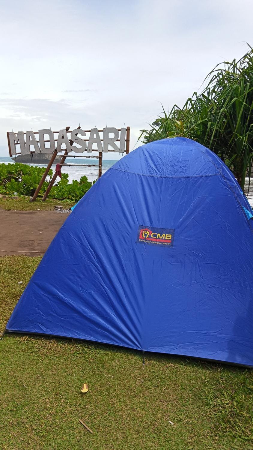 Tenda VIP Pantai Madasari Luxury tent in West Java