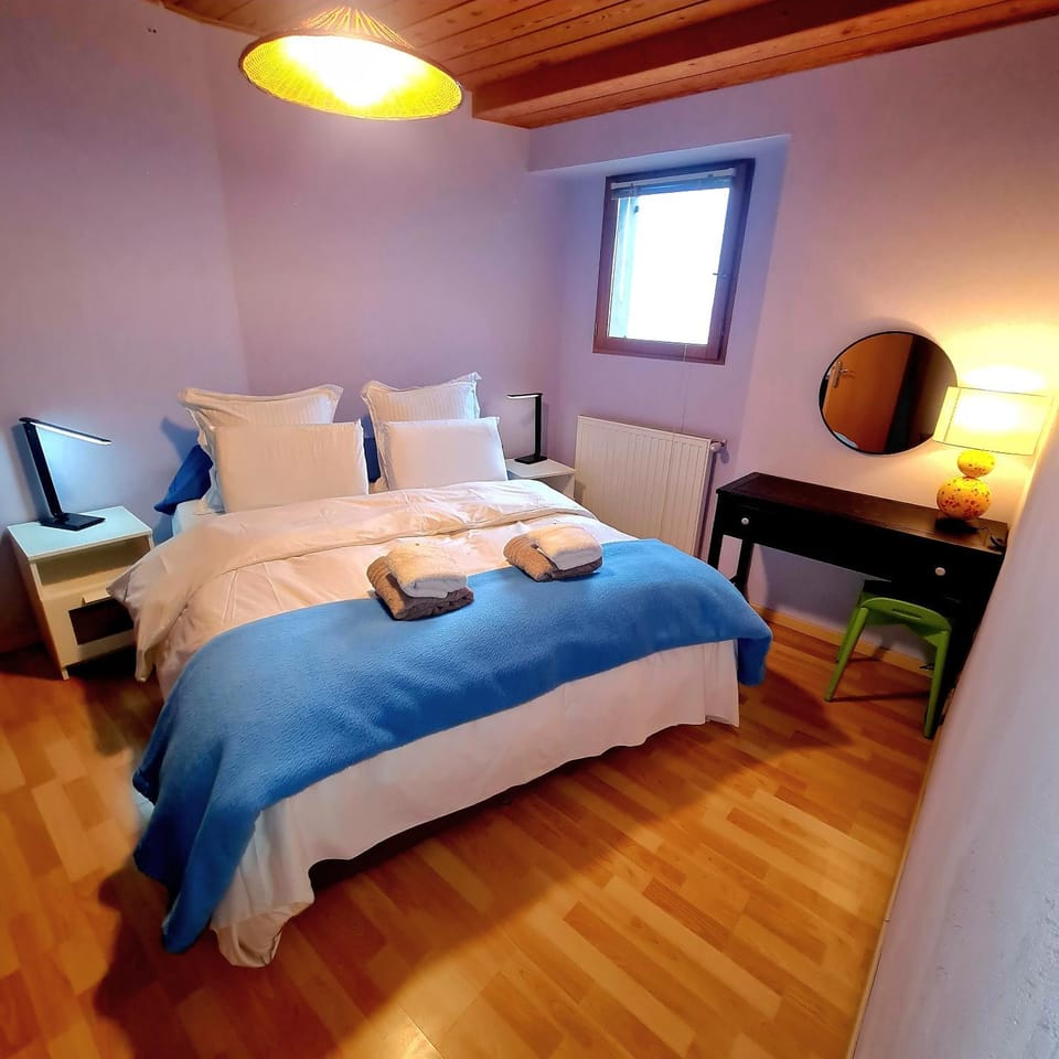 La Grange Doman gîte 1050m alt facing direct Mt Chamechaude, 2-4 persons 125euros Apartment in Auvergne-Rhône-Alpes