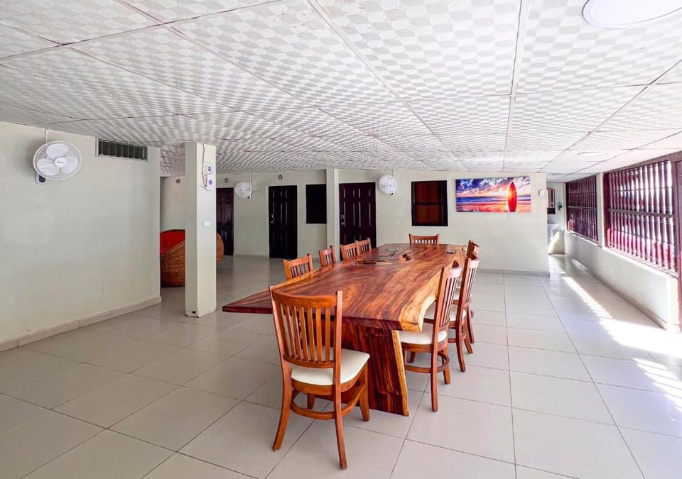 Dining area, air conditioner