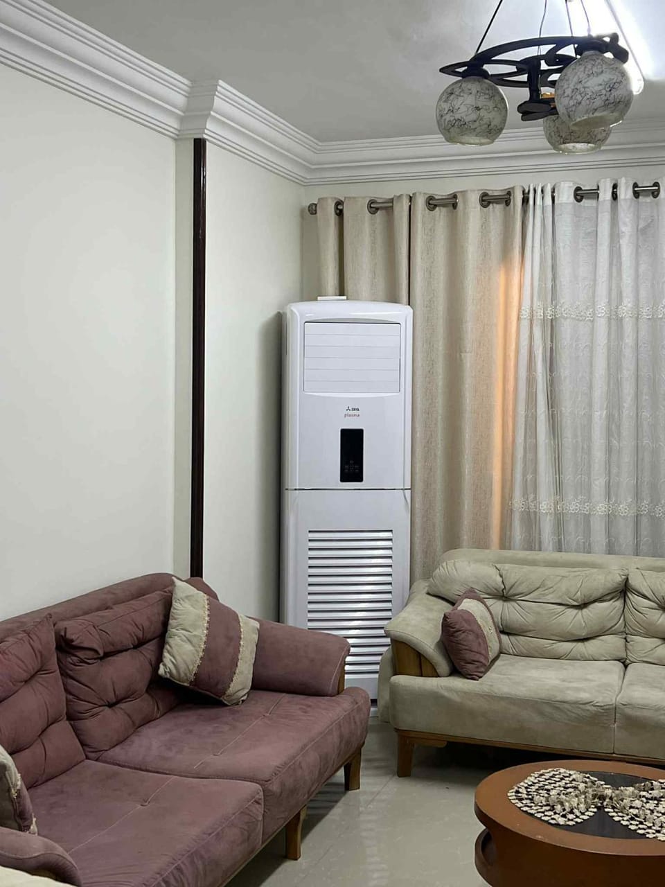 Living room, air conditioner
