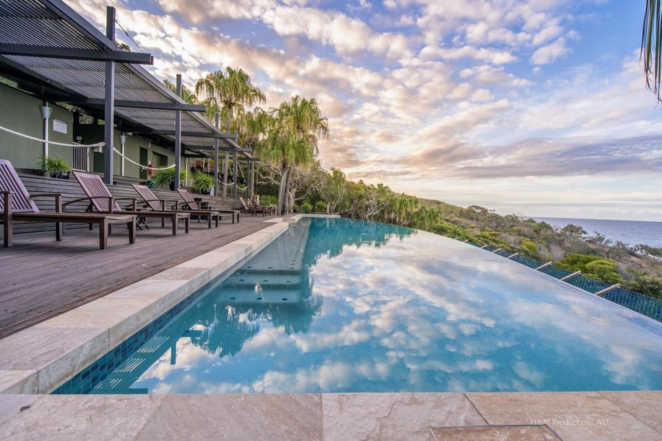 Natural landscape, Pool view, Sea view, Swimming pool