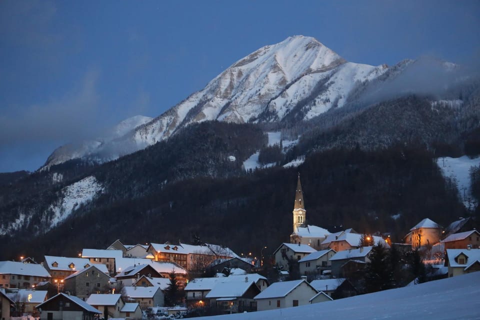 Skiing, City view, Landmark view, Mountain view