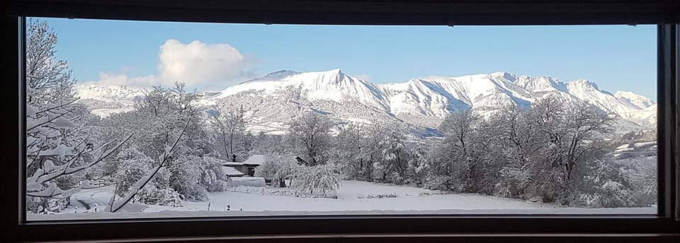 Natural landscape, Winter, Skiing, Mountain view
