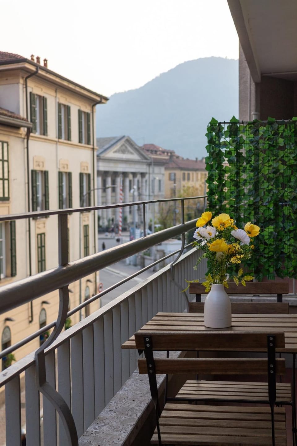 Property building, Spring, Natural landscape, View (from property/room), Balcony/Terrace, Mountain view