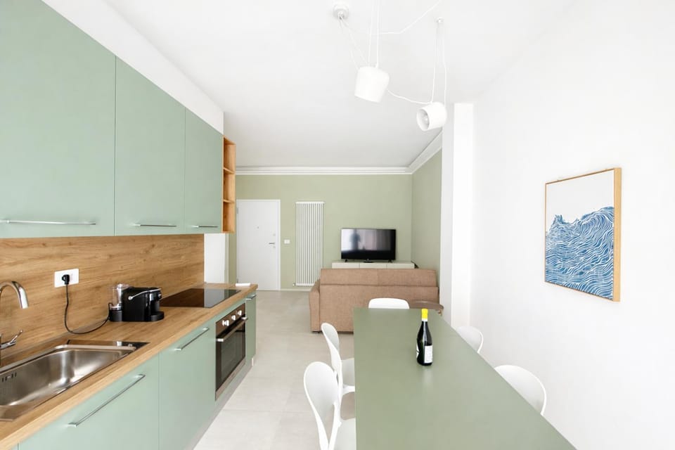 Kitchen or kitchenette, Living room