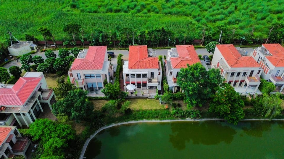 Day, Natural landscape, Bird's eye view, Lake view