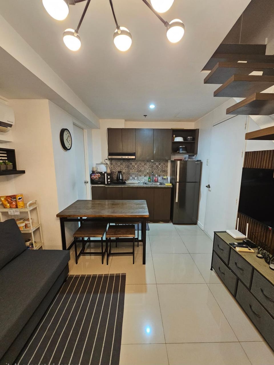 Living room, Dining area, kitchen