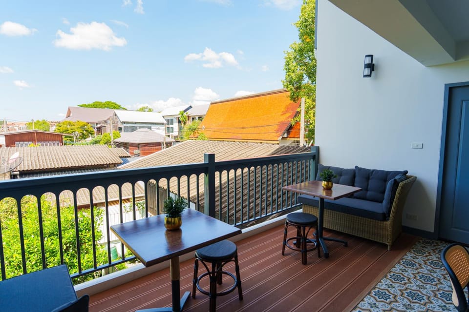 Property building, View (from property/room), Balcony/Terrace, Seating area