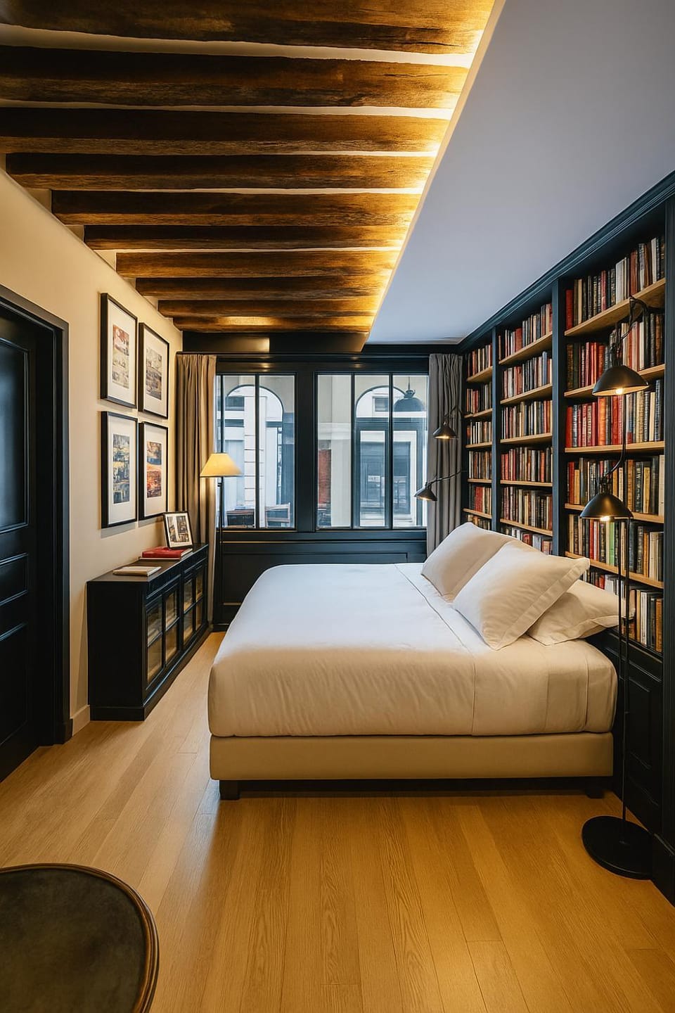 Bed, Living room