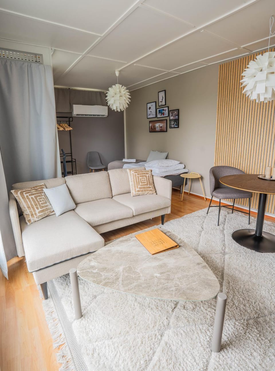Living room, Seating area, Dining area