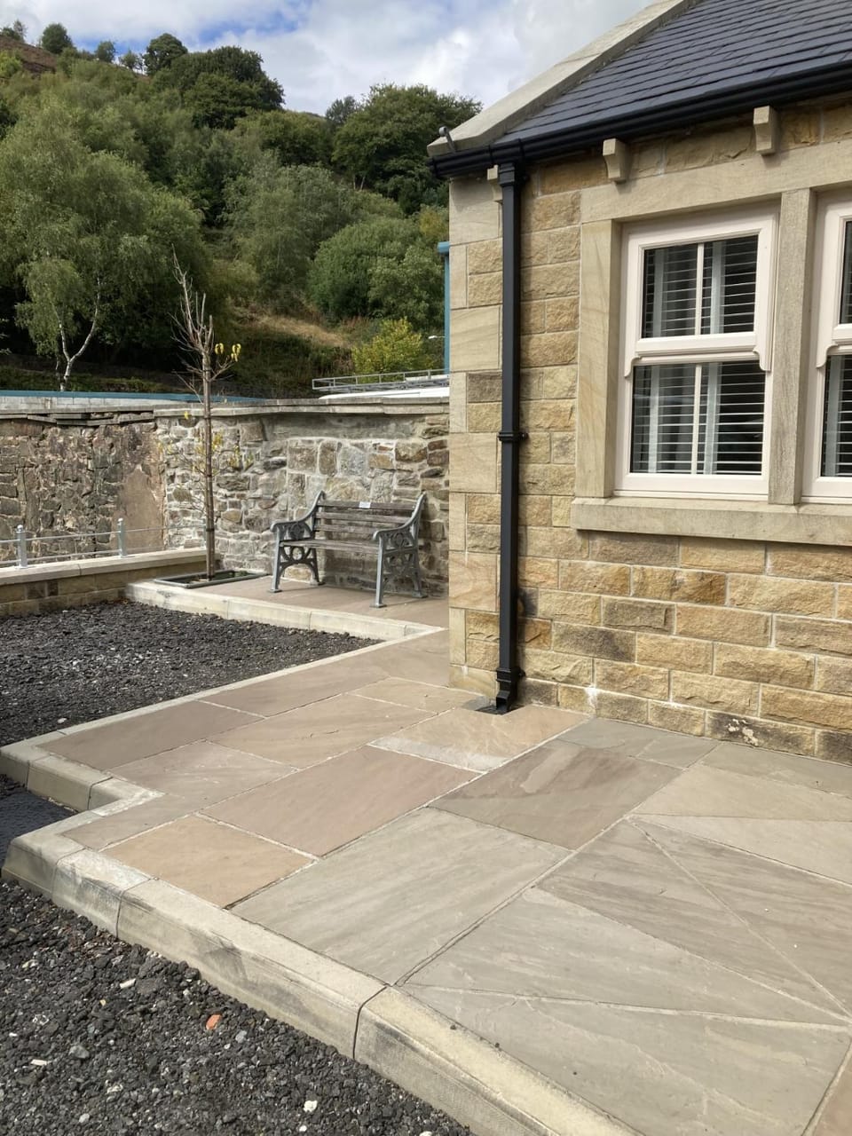 Property building, Patio