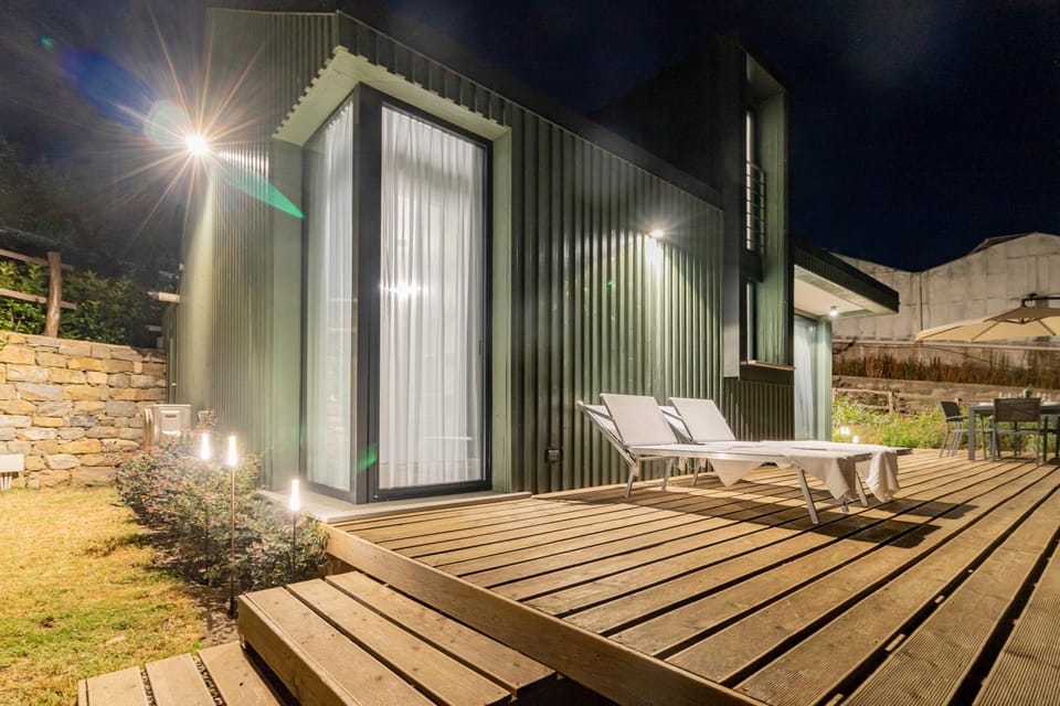 Property building, Night, sunbed
