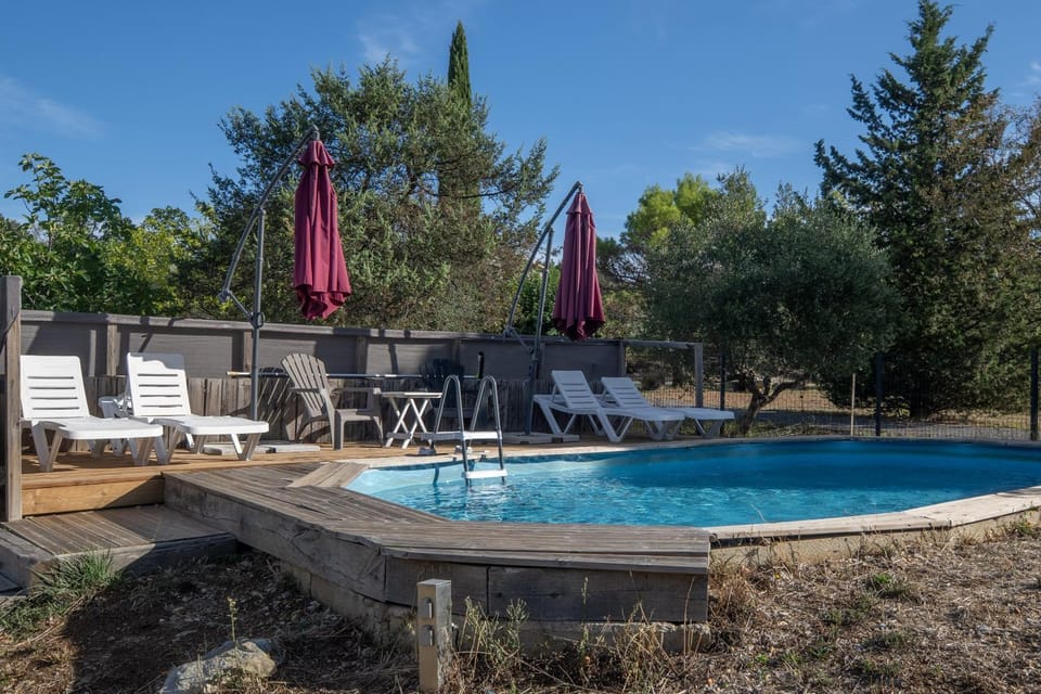 Property building, Living room, Swimming pool