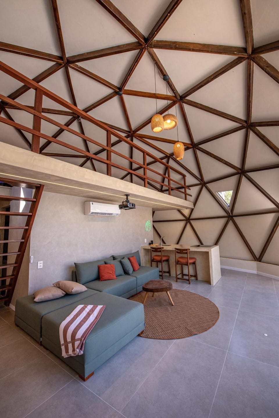 Living room, air conditioner