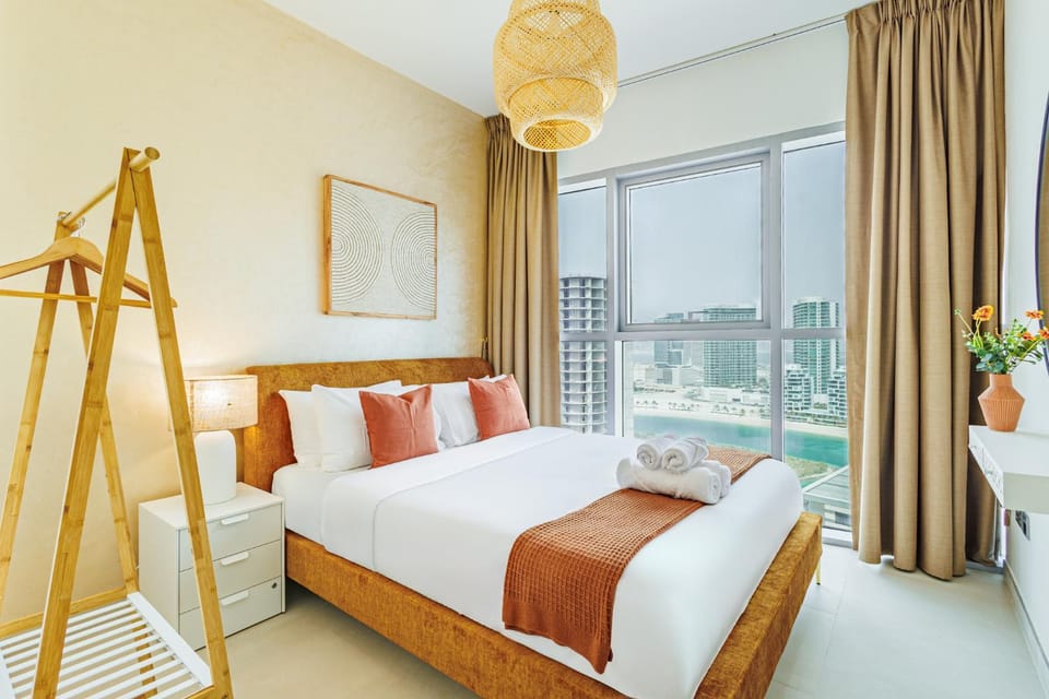 Charming Apartment - Brand New - 5 min to ADGM, Cleveland, Galleria - 3 min walk to the Beach - Heart of Al Reem - 2BDR - 6 pax Apartment in Abu Dhabi